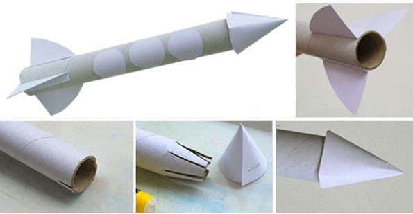 [幼儿手工火箭制作方法]幼儿手工:玩具火箭制作方法