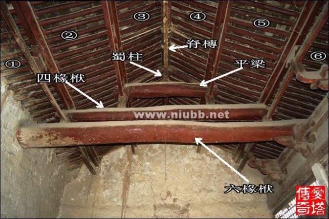 古建筑木结构四椽栿木结构古建筑扫盲